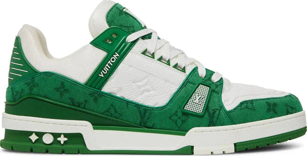 LV Trainer - (Green Monogram Denim)