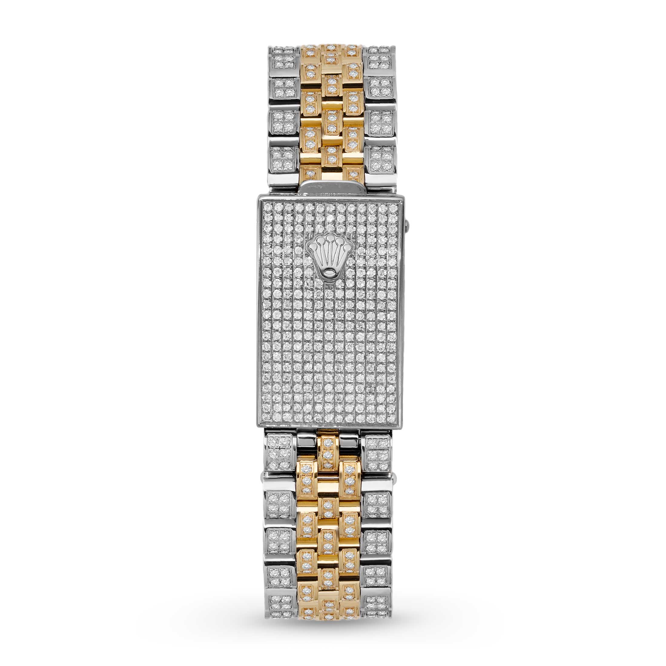 ICED OUT DATE 41MM WATCH