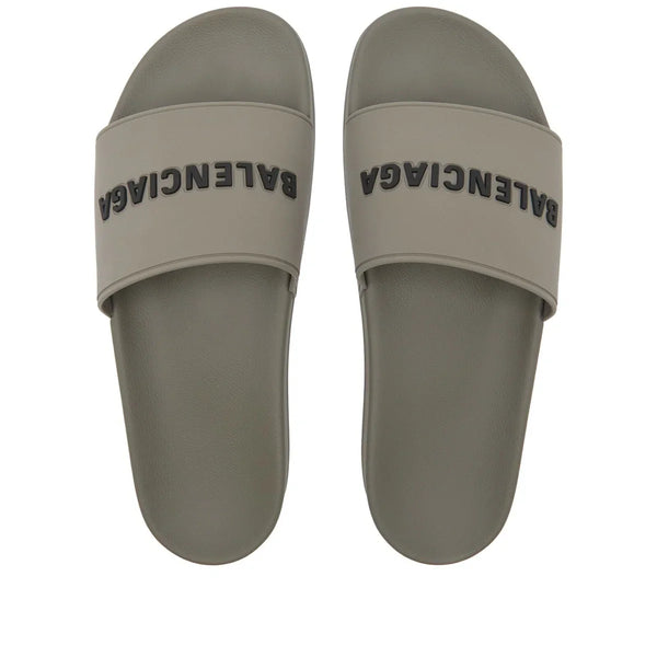Balenciaga Pool Slides - Grey