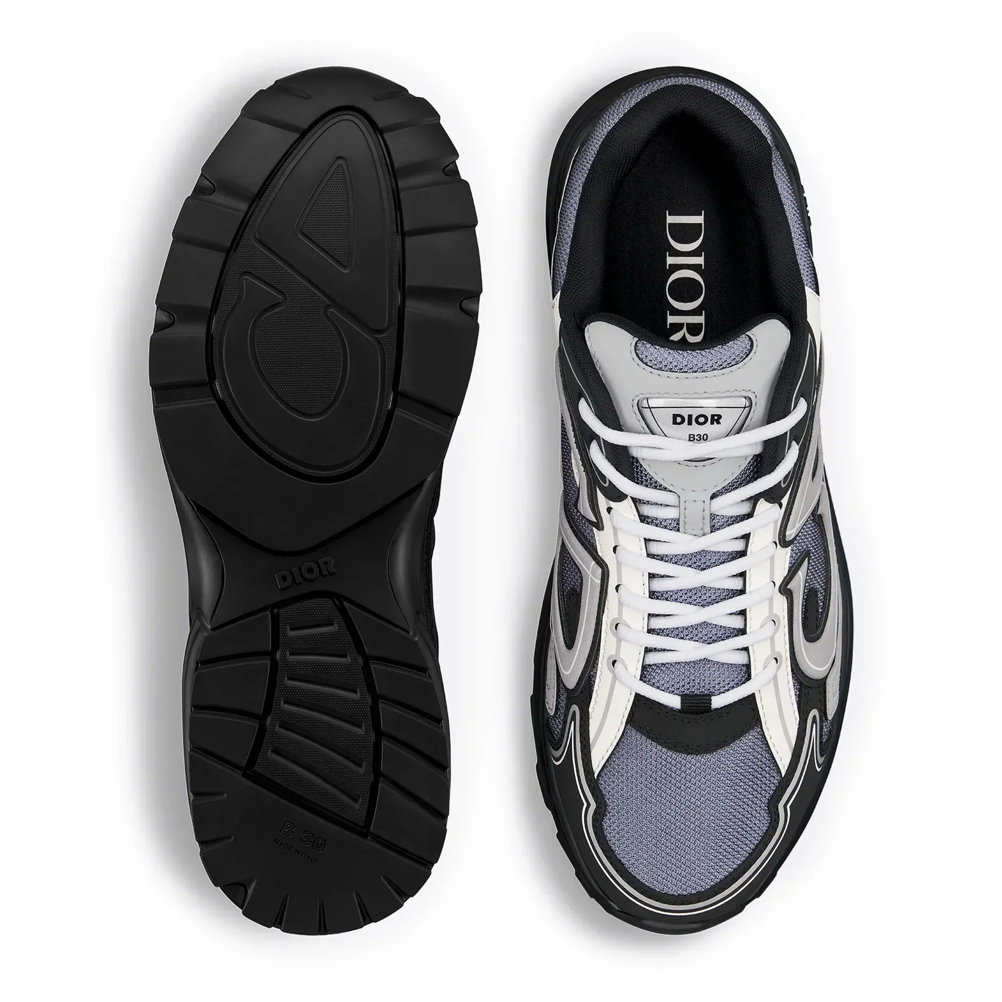 Dior B30 Trainer - (Blue Grey White Black)